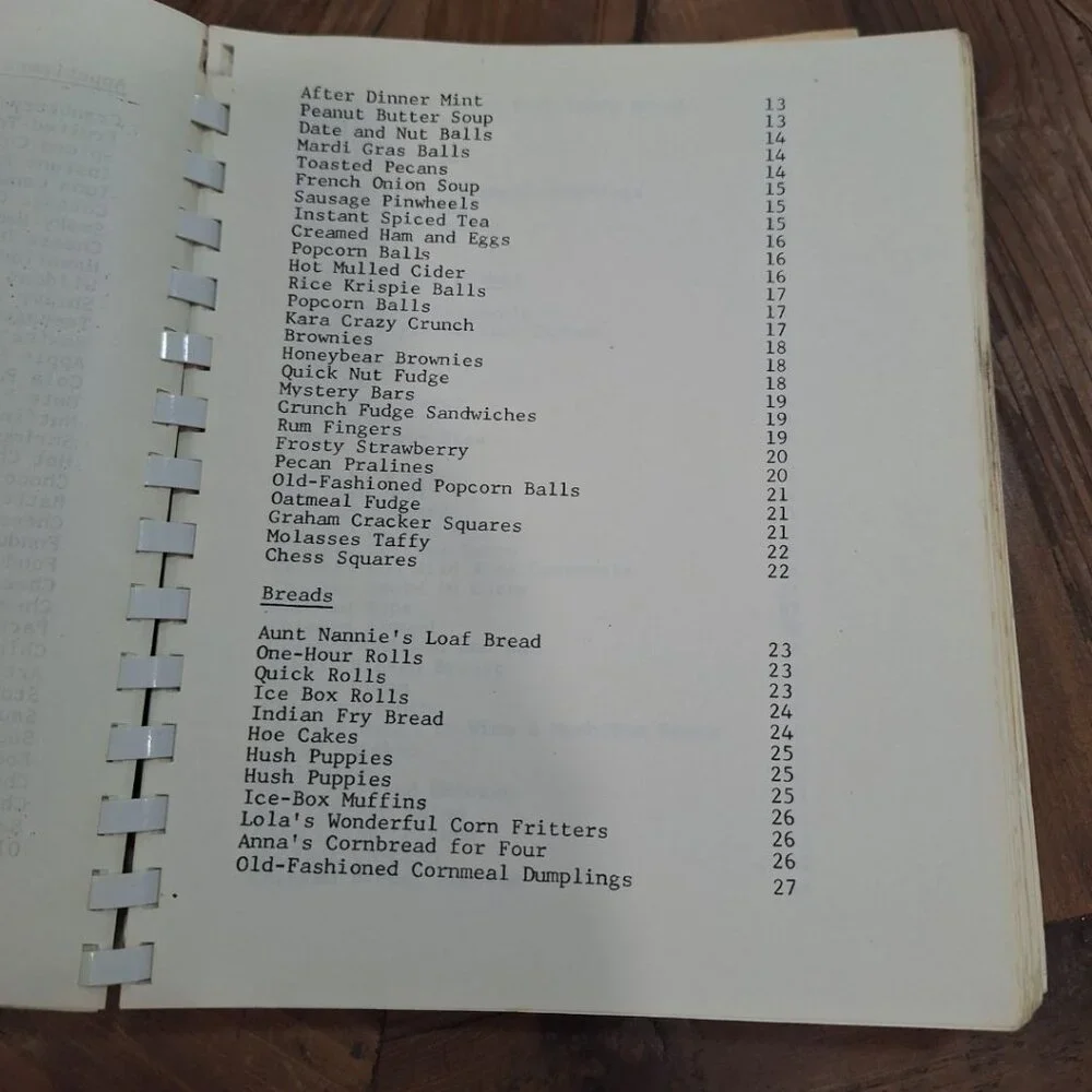 Martins College Ladies Club Cook Book martin college